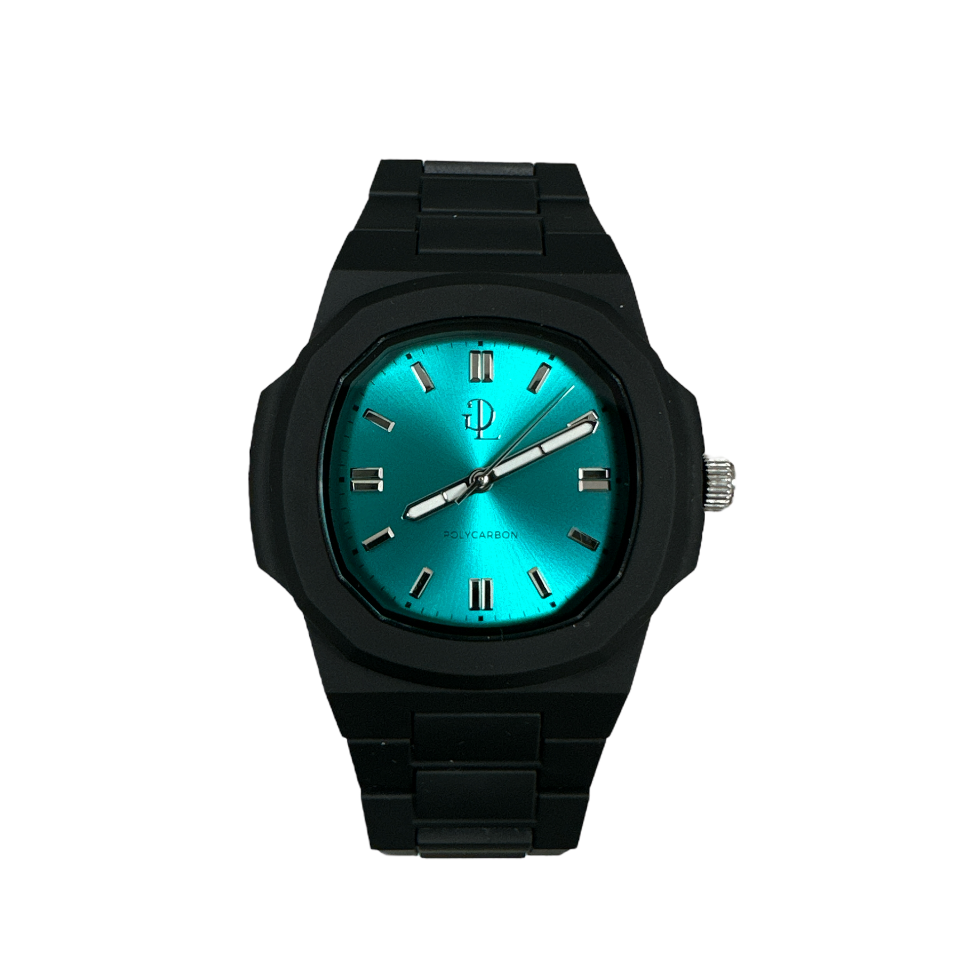 GDL Watch Polycarbon orologio nero quadrante Color Tiffany