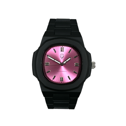 Barbie GDL Polycarbon orologio nero quadrante rosa – GDL Giovanni De Luca