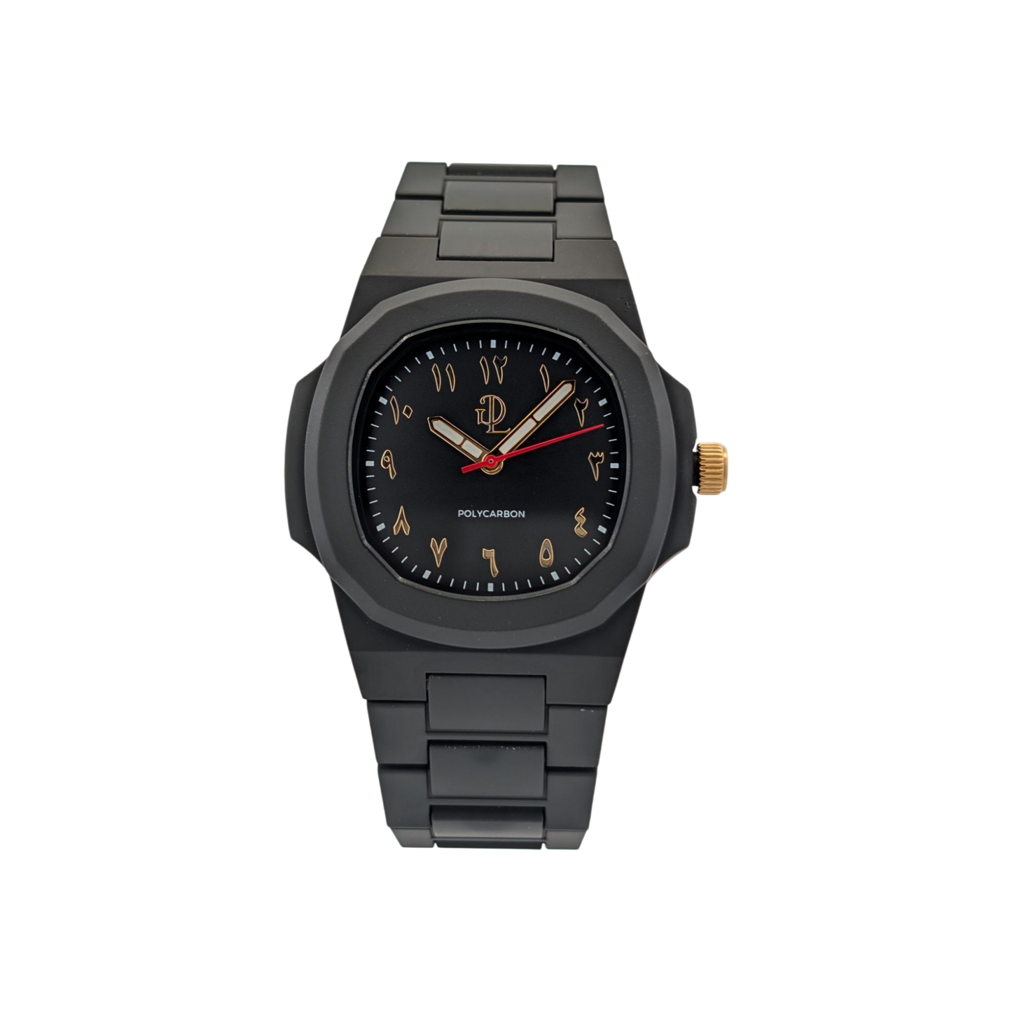 GDL Watch Habibi Polycarbon  Arabic Nero Dial