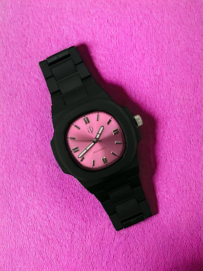 Barbie GDL Polycarbon orologio nero quadrante  rosa
